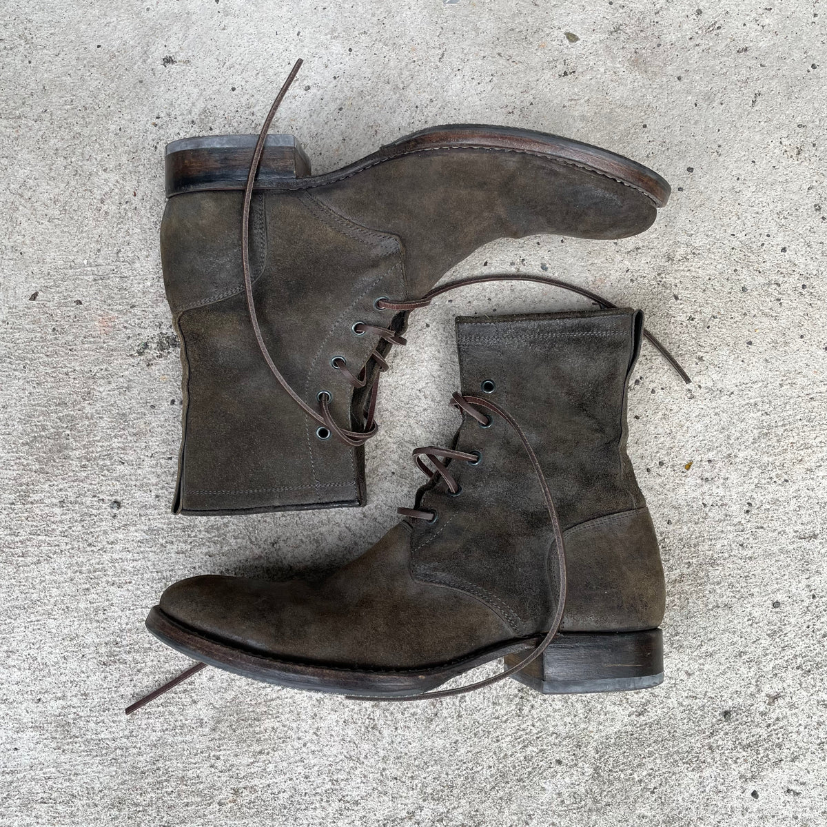 Carpe Diem Brown 5-Hole Combat Boots – Asa Nisi Masa