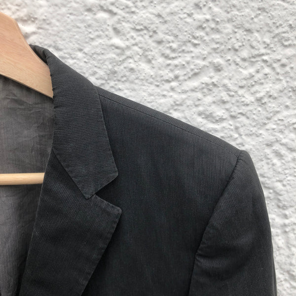 One-Buttoned Dark Grey Blazer GM/2320 Richt/11.