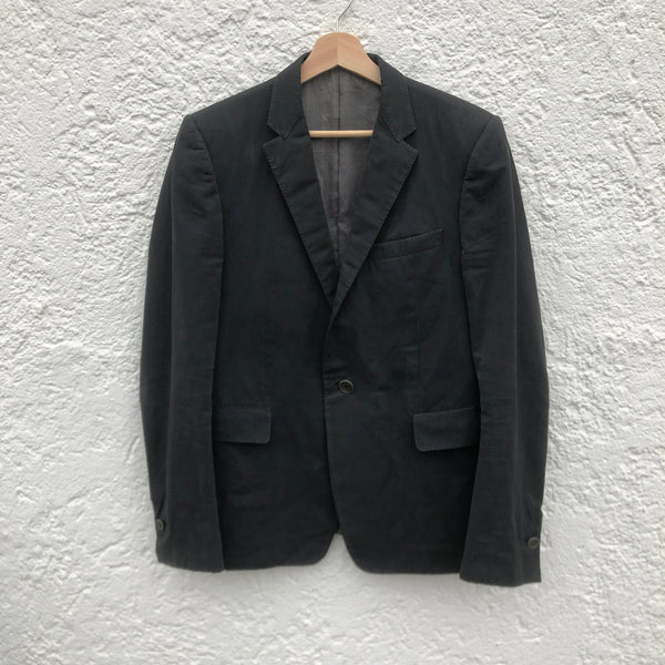 One-Buttoned Dark Grey Blazer GM/2320 Richt/11.