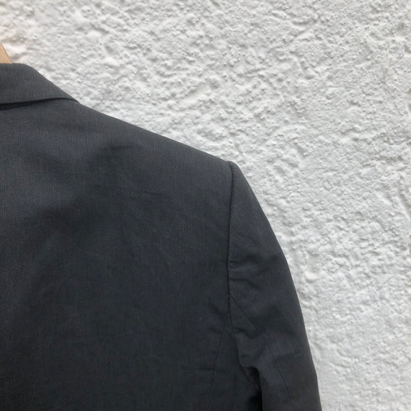 One-Buttoned Dark Grey Blazer GM/2320 Richt/11.