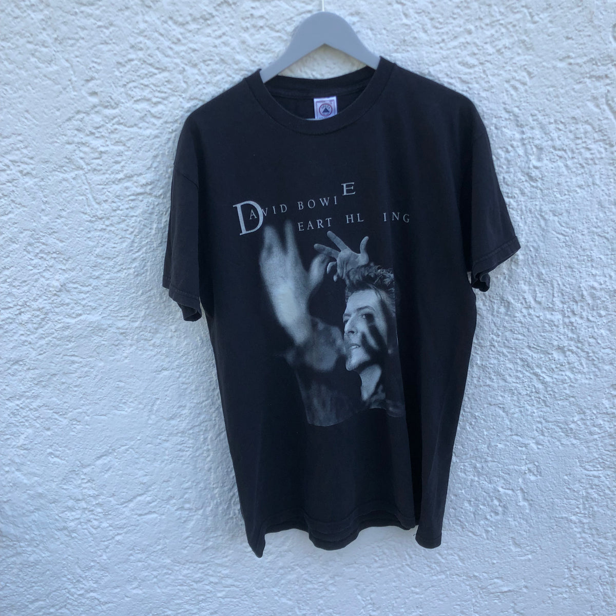 David Bowie Vintage T Shirt Music Large Earthling 90s 海外 即決-