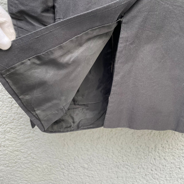 Faded Black Two Button Blazer