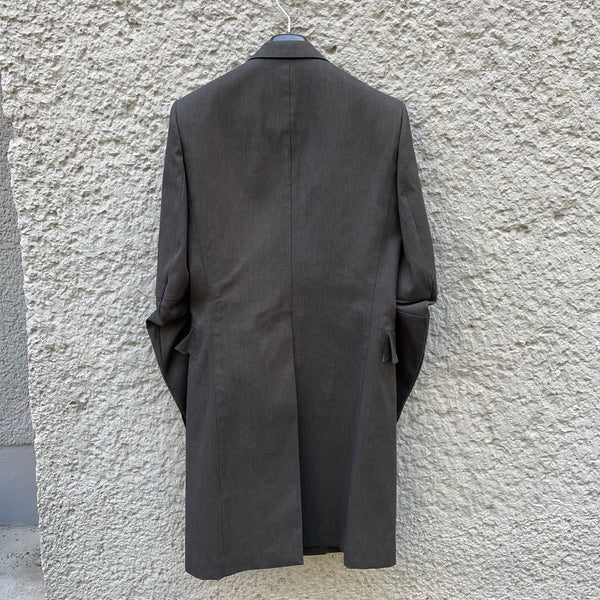 Carol Christian Poell Grey Single-Breasted Coat GM2317 DICHT/11