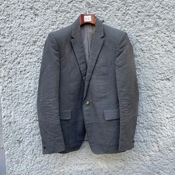 Carol Christian Poell Grey Two-Tone Blazer GM/2320 MORPH/9