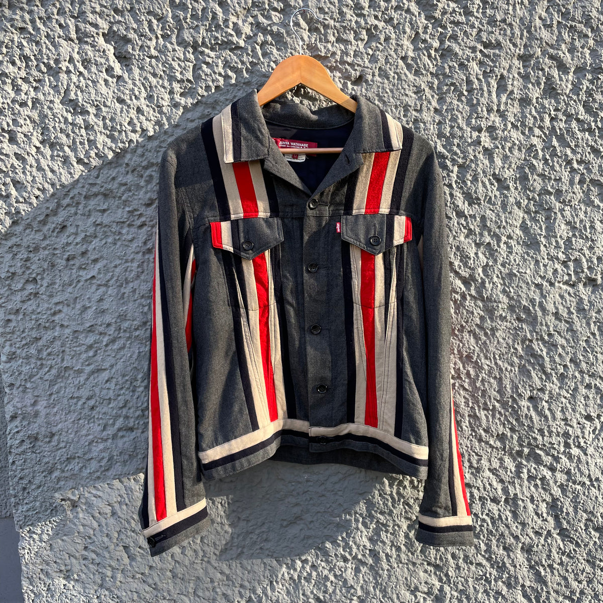 Junya Watanabe Comme des Garcons X Levis Striped Trucker 