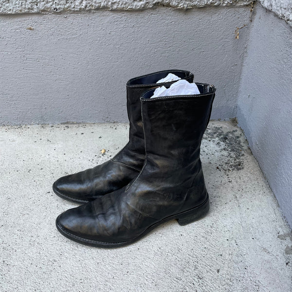 Carol Christian Poell Black Tornado Boots AM/2601L ROOMS-PTC/010