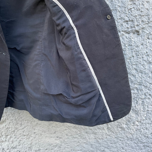 Carol Christian Poell Black Single-Breasted Blazer GF/0813L CO-EDGE/10