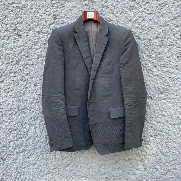 Carol Christian Poell Grey Two-Tone Blazer GM/2320 MORPH/9