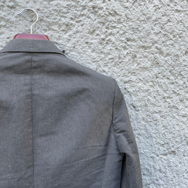 Carol Christian Poell Grey Two-Tone Blazer GM/2320 MORPH/9 Backside