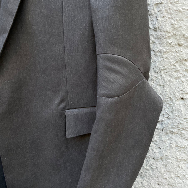 Carol Christian Poell Grey Single-Breasted Coat GM2317 DICHT/11