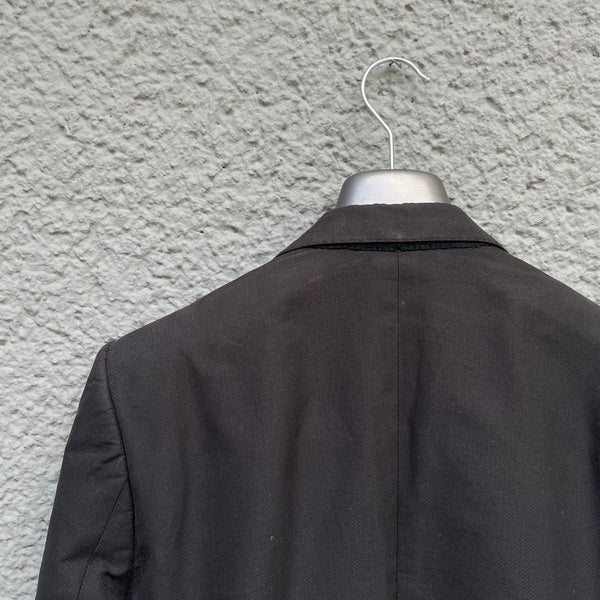 Faded Black Two Button Blazer