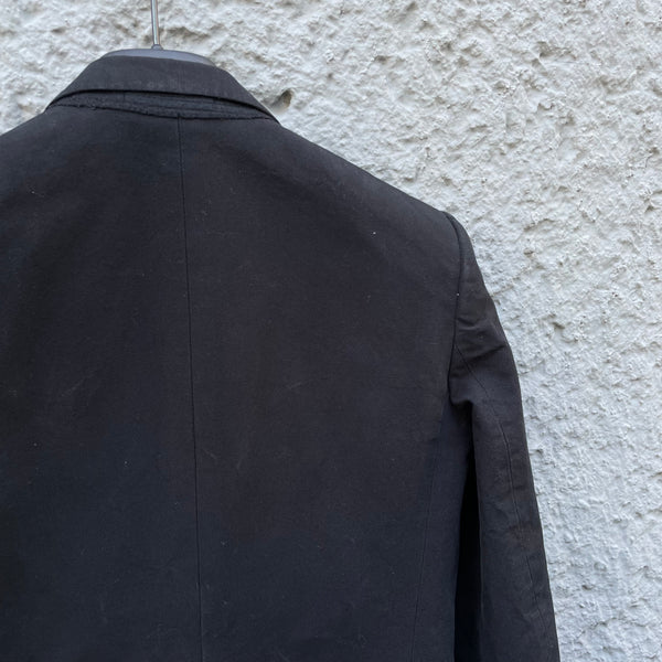 Carol Christian Poell Black Single-Breasted Blazer GF/0813L CO-EDGE/10 Back