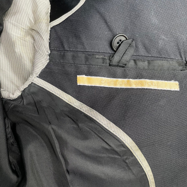 Faded Black Two Button Blazer