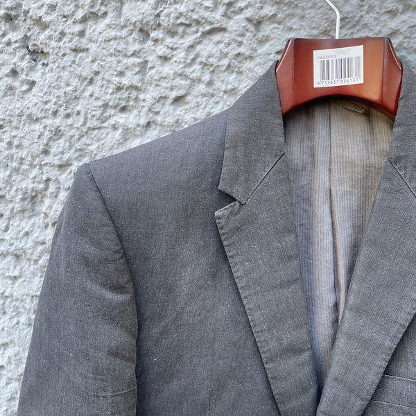 Carol Christian Poell Grey Two-Tone Blazer GM/2320 MORPH/9 Shoulder Detail