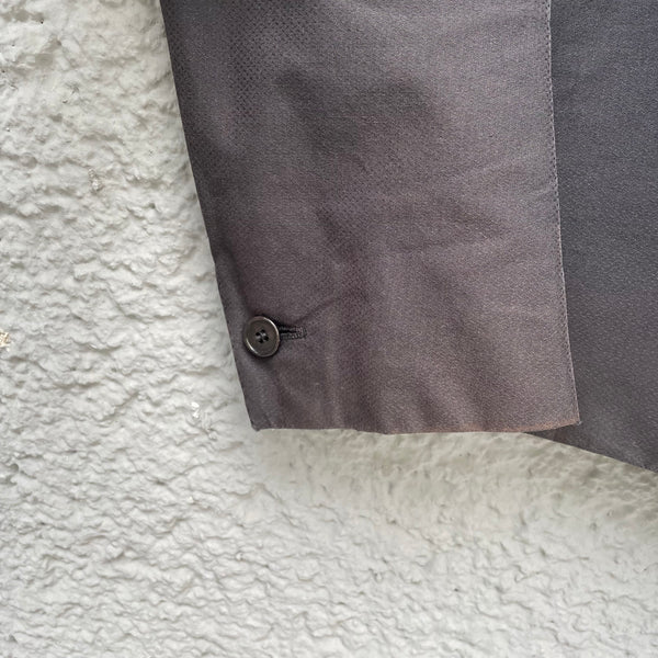 Faded Black Two Button Blazer