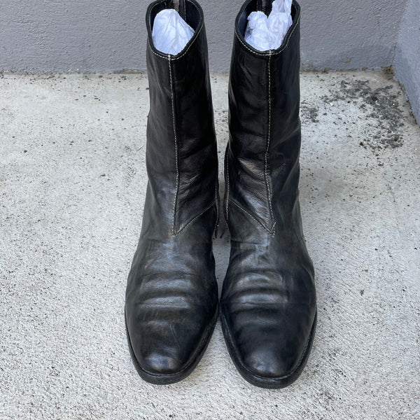 Carol Christian Poell Black Tornado Boots AM/2601L ROOMS-PTC/010