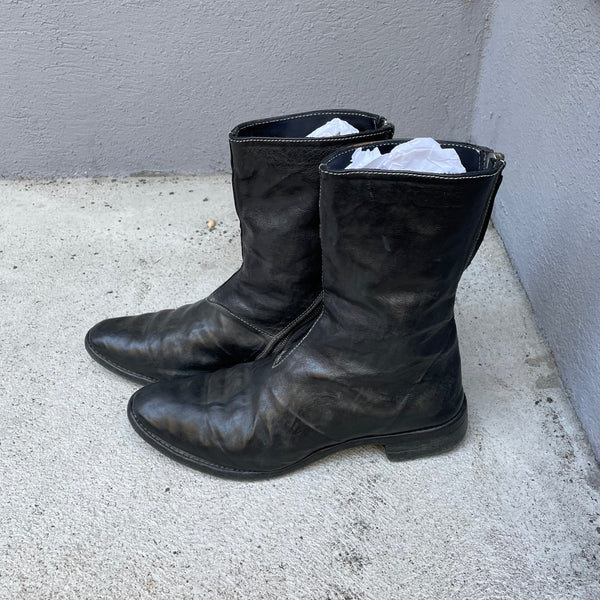 Carol Christian Poell Black Tornado Boots AM/2601L ROOMS-PTC/010
