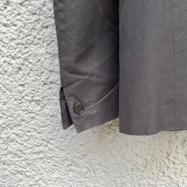 Faded Black Two Button Blazer