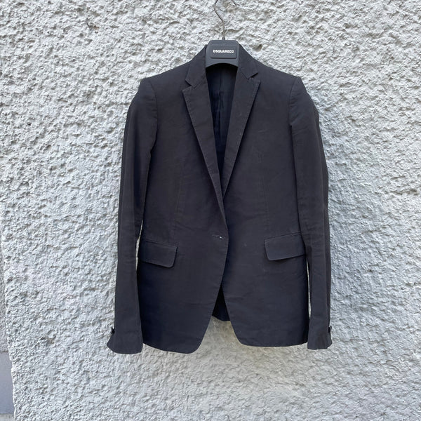 Carol Christian Poell Black Single-Breasted Blazer GF/0813L CO-EDGE/10