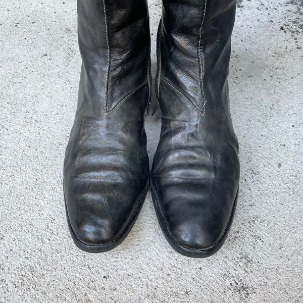 Carol Christian Poell Black Tornado Boots AM/2601L ROOMS-PTC/010