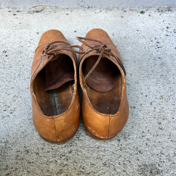 Paul Harnden Shoemakers Brown Leather Derbies Shoes