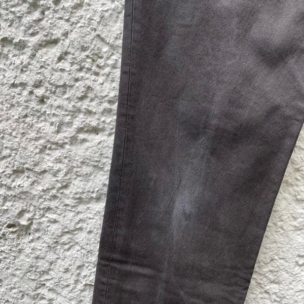 The Viridi-anne Black Cotton Trousers Flaw