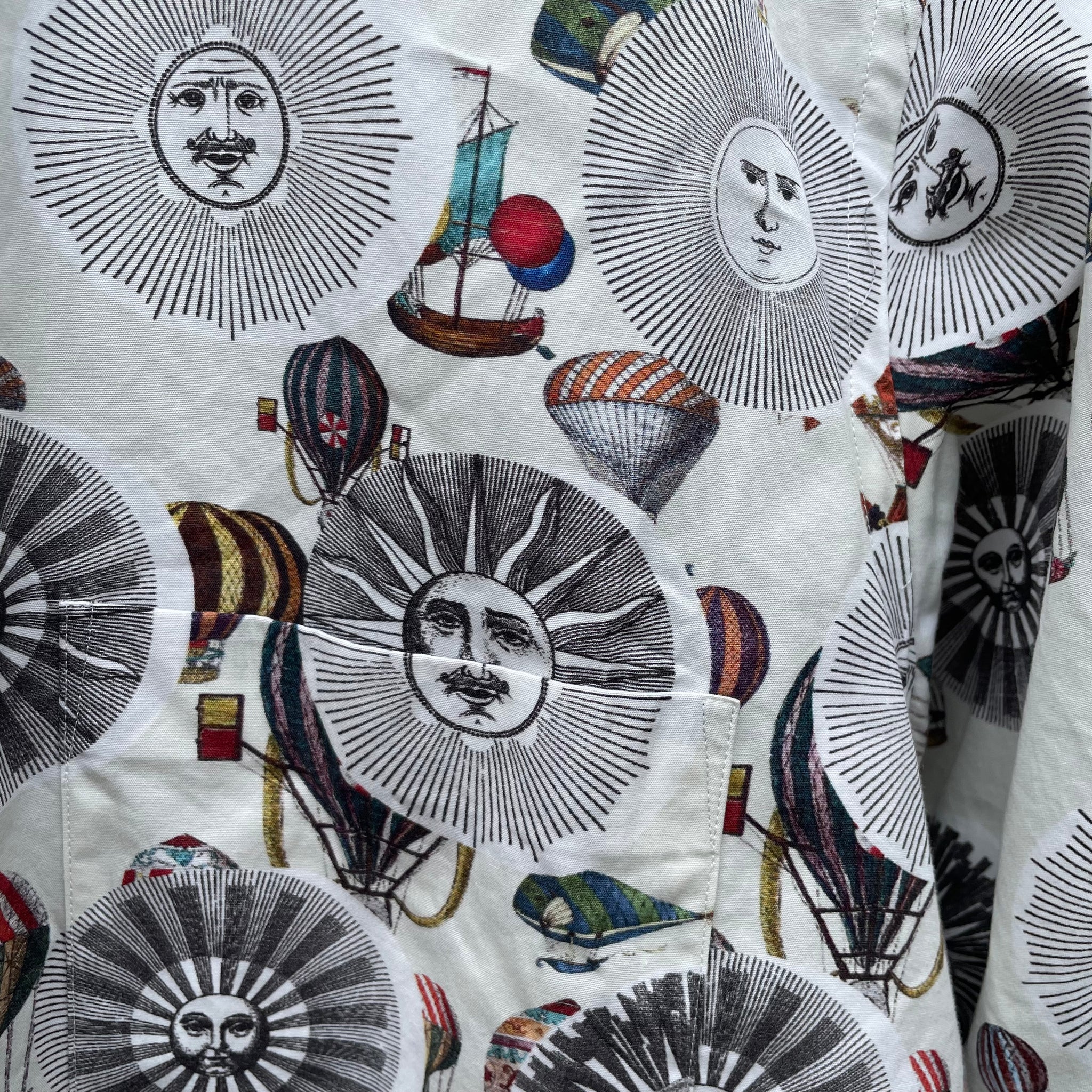 Comme des Garcons Homme Plus x Fornasetti Cream Shirt S/S17