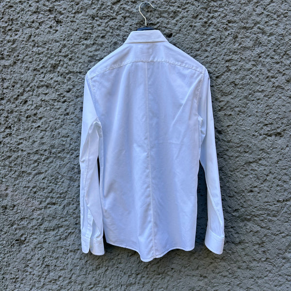 Dries van Noten White Shirt Button-Up Backside