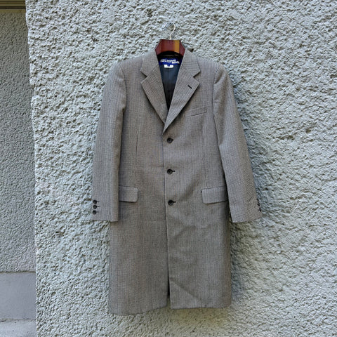 Comme des Garcons Junya Watanabe Houndstooth Overcoat Coat F/W04