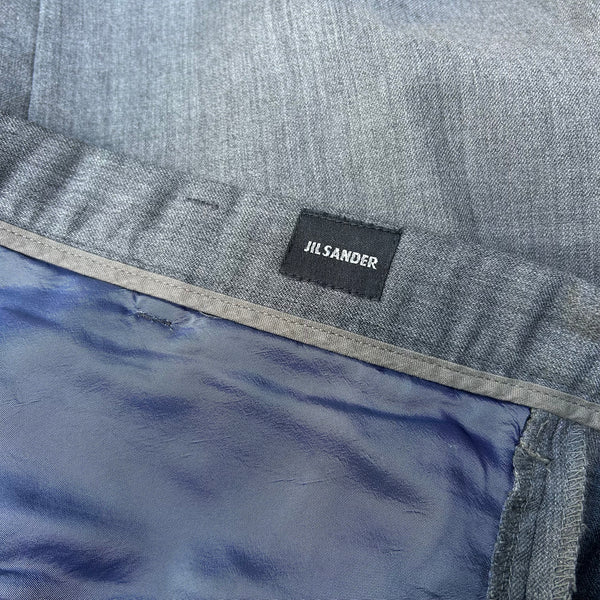 Jil Sander Grey Trousers Pants Tag