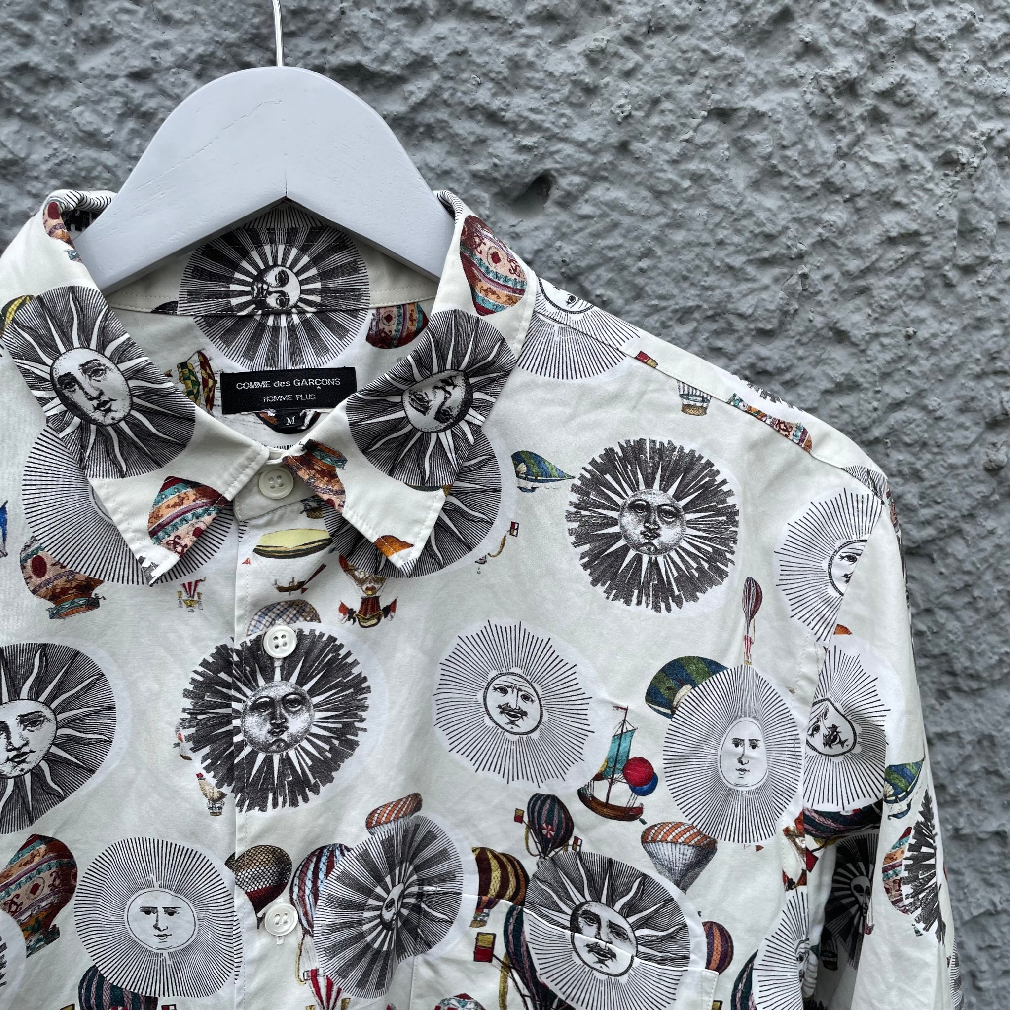 Comme des Garcons Homme Plus x Fornasetti Cream Shirt S S17 Asa Nisi Masa