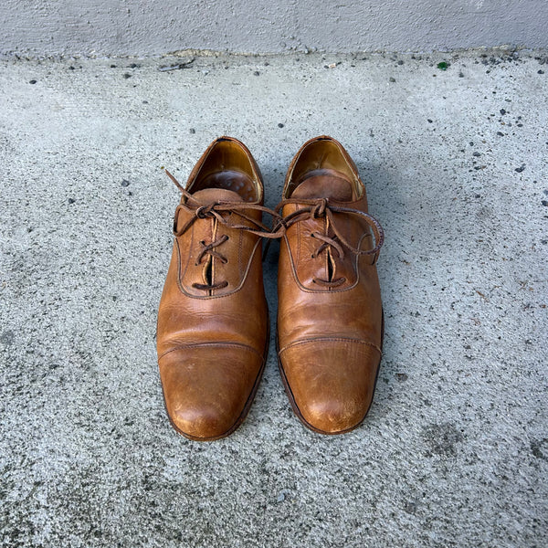 Paul Harnden Shoemakers Brown Leather Derbies Shoes