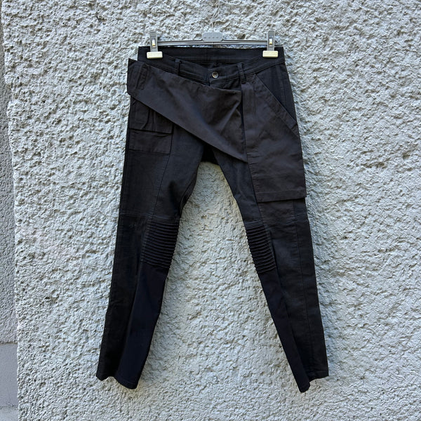 Rick Owens Black Black Biker Pants F/W13 "Plinth"