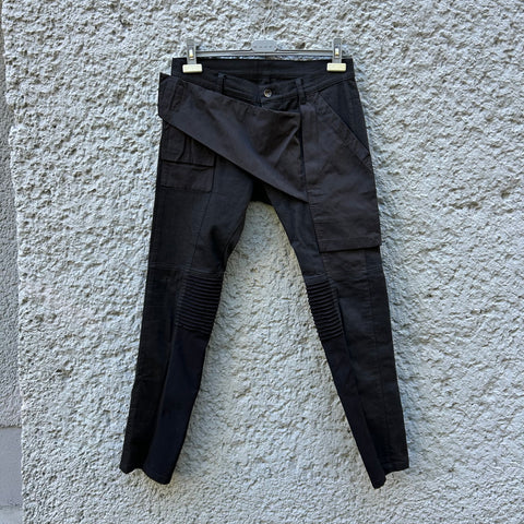 Rick Owens Black Black Biker Pants F/W13 "Plinth"