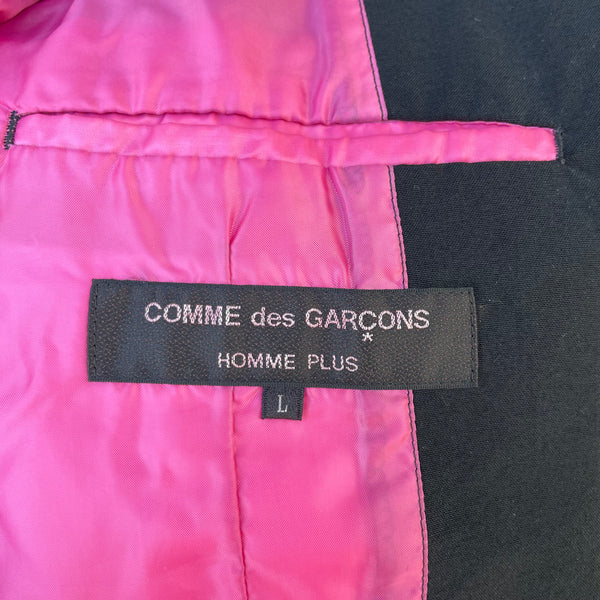 Comme des Garçons Homme Plus Black "Pink Panther" Blazer S/S05 Tag