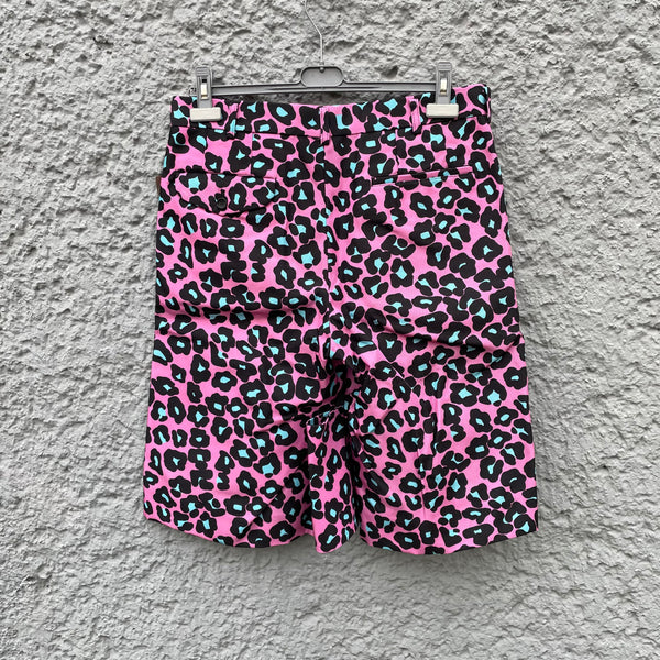 COMME des GARÇONS Homme Plus Pink Leopard Print Shorts F/W2020 Runway