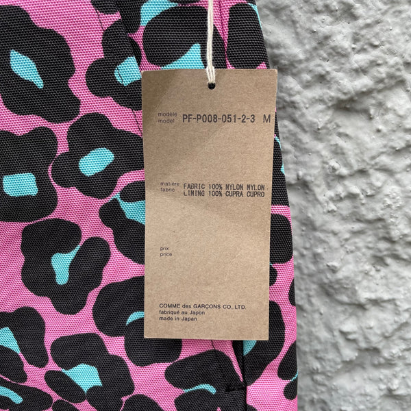 COMME des GARÇONS Homme Plus Pink Leopard Print Shorts F/W2020 Runway Tag