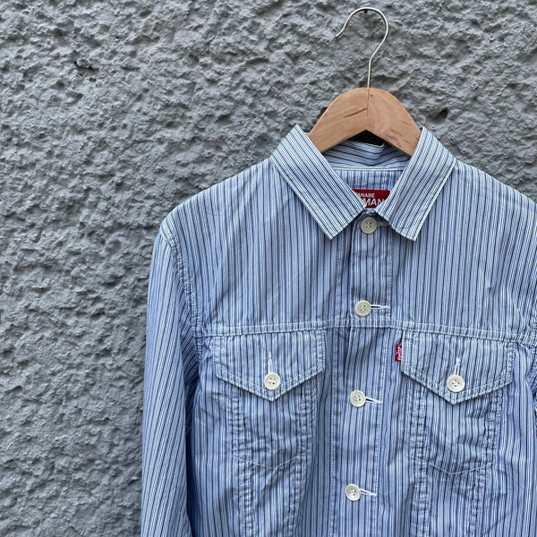 Comme des Garcons Junya Watanabe Man x Levis Striped Jacket S/S02 Detail