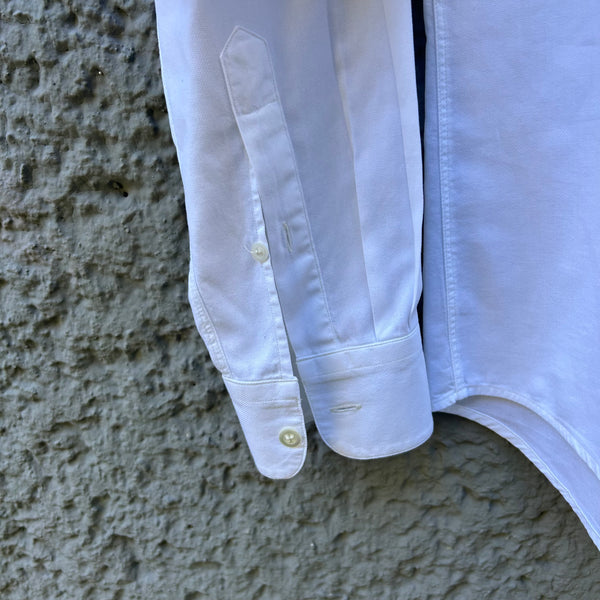 Dries van Noten White Shirt Button-Up Detail