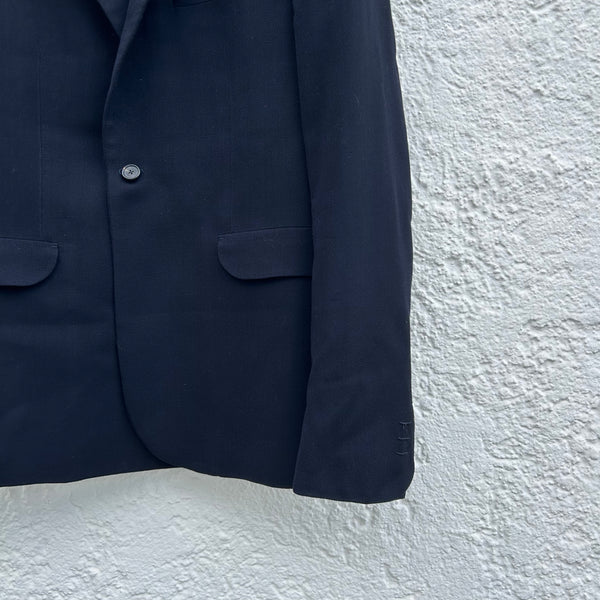 Jil Sander Light Navy Blue Cotton Blazer  Detail