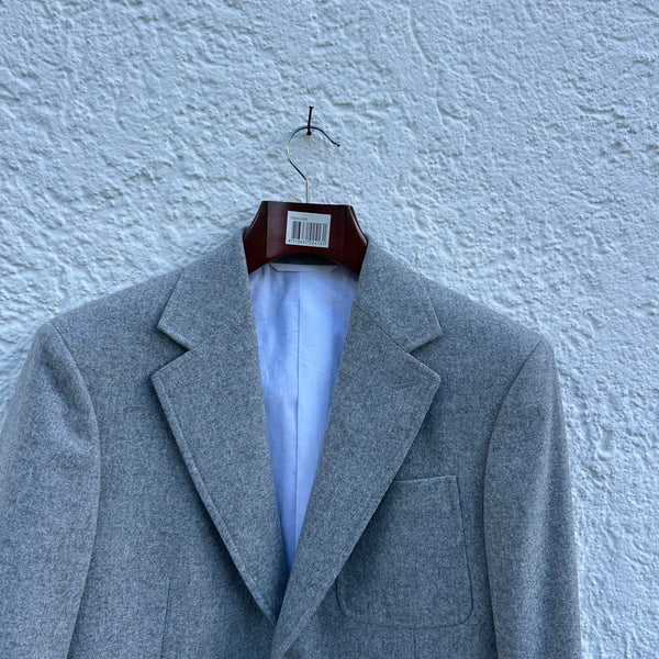 Calvin Klein 205w39nyc by Raf Simons Light Grey Blazer Jacket Close-Up