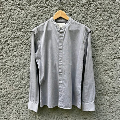 Maison Martin Margiela Grey Shirt with Mandarin Collar