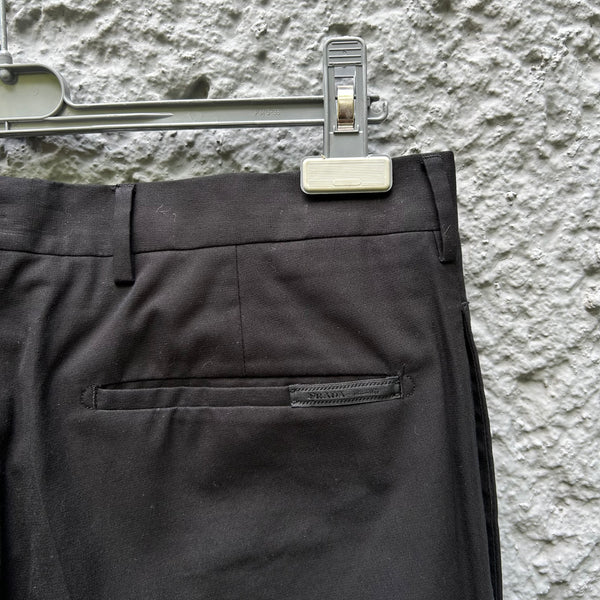 Prada Black Trousers Pants Detail