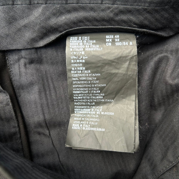 Prada Black Trousers Pants Tag