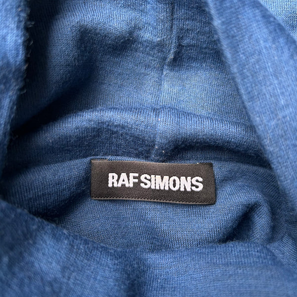 Raf Simons Blue and Green Turtleneck Sweater Tag