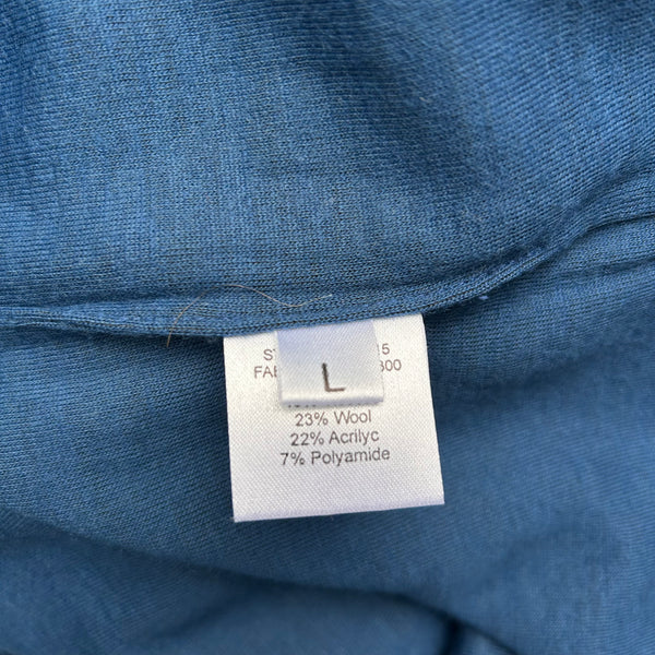 Raf Simons Blue and Green Turtleneck Sweater Tag