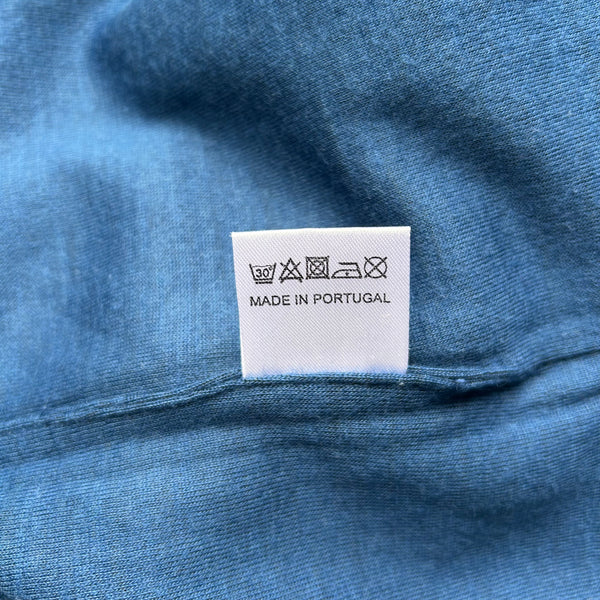 Raf Simons Blue and Green Turtleneck Sweater Tag