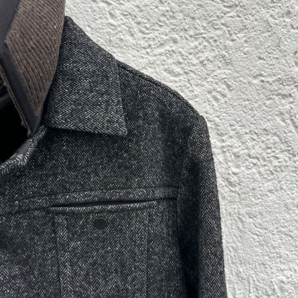 Craig Green Grey Tweed Jacket A/W17 Detail
