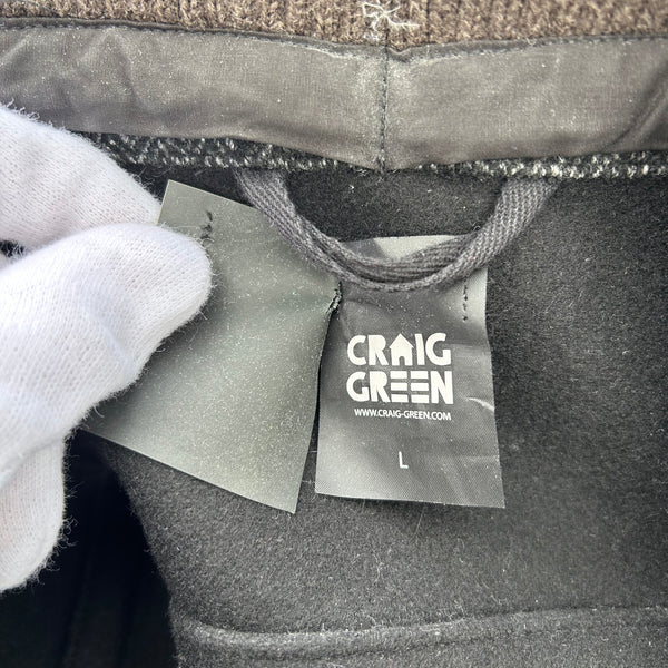 Craig Green Grey Tweed Jacket A/W17 Tag