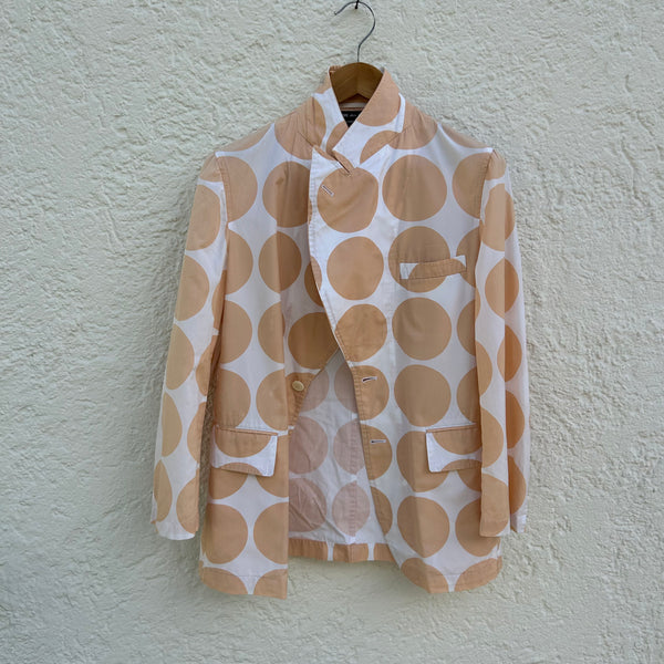 White Blazer with Orange Polka Dots S/S2001